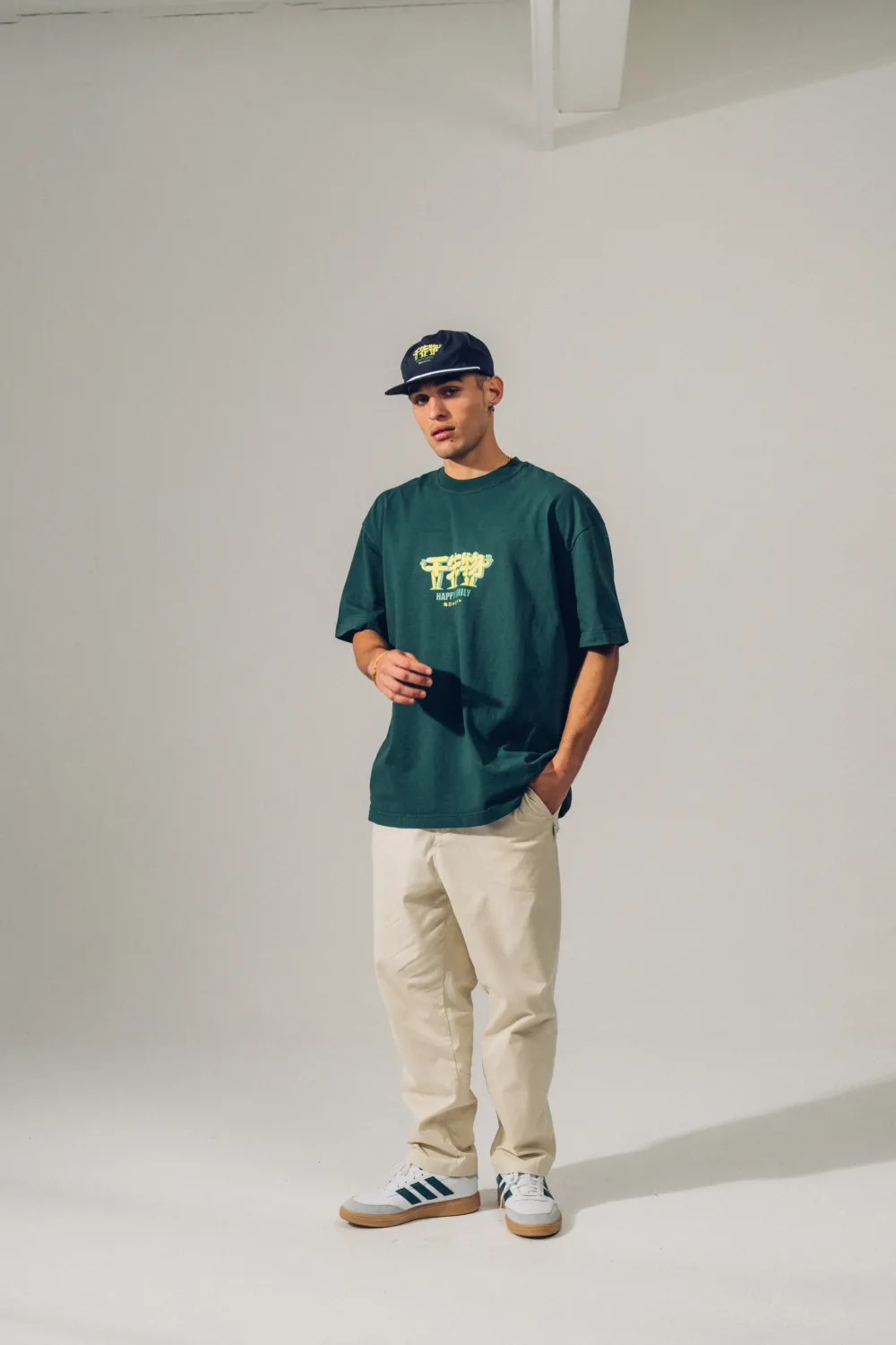 A Thousand Futures 'Happy Family' Tee - Forest