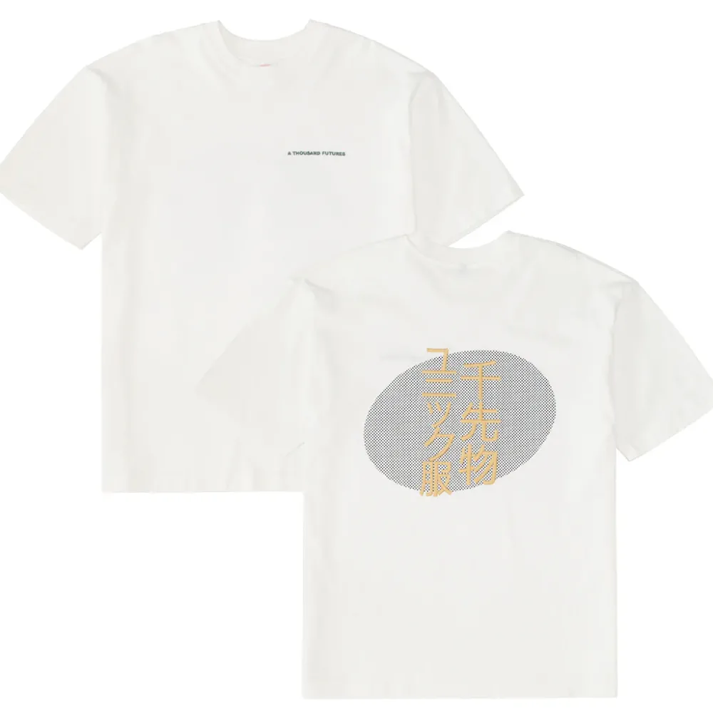 A Thousand Futures 'Kyoto' Embroidered Tee - White