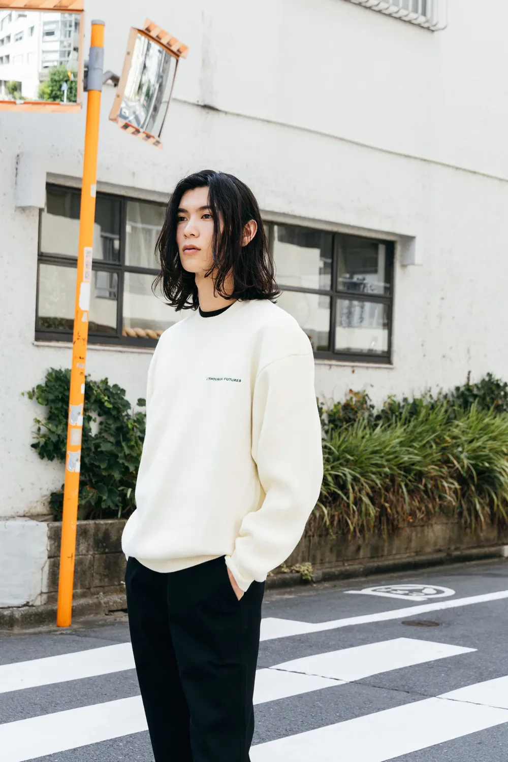 A Thousand Futures 'Kyoto' Knit Sweater - Ecru
