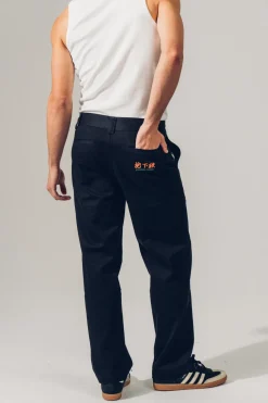 A Thousand Futures 'Lucky' Work Trouser - Black