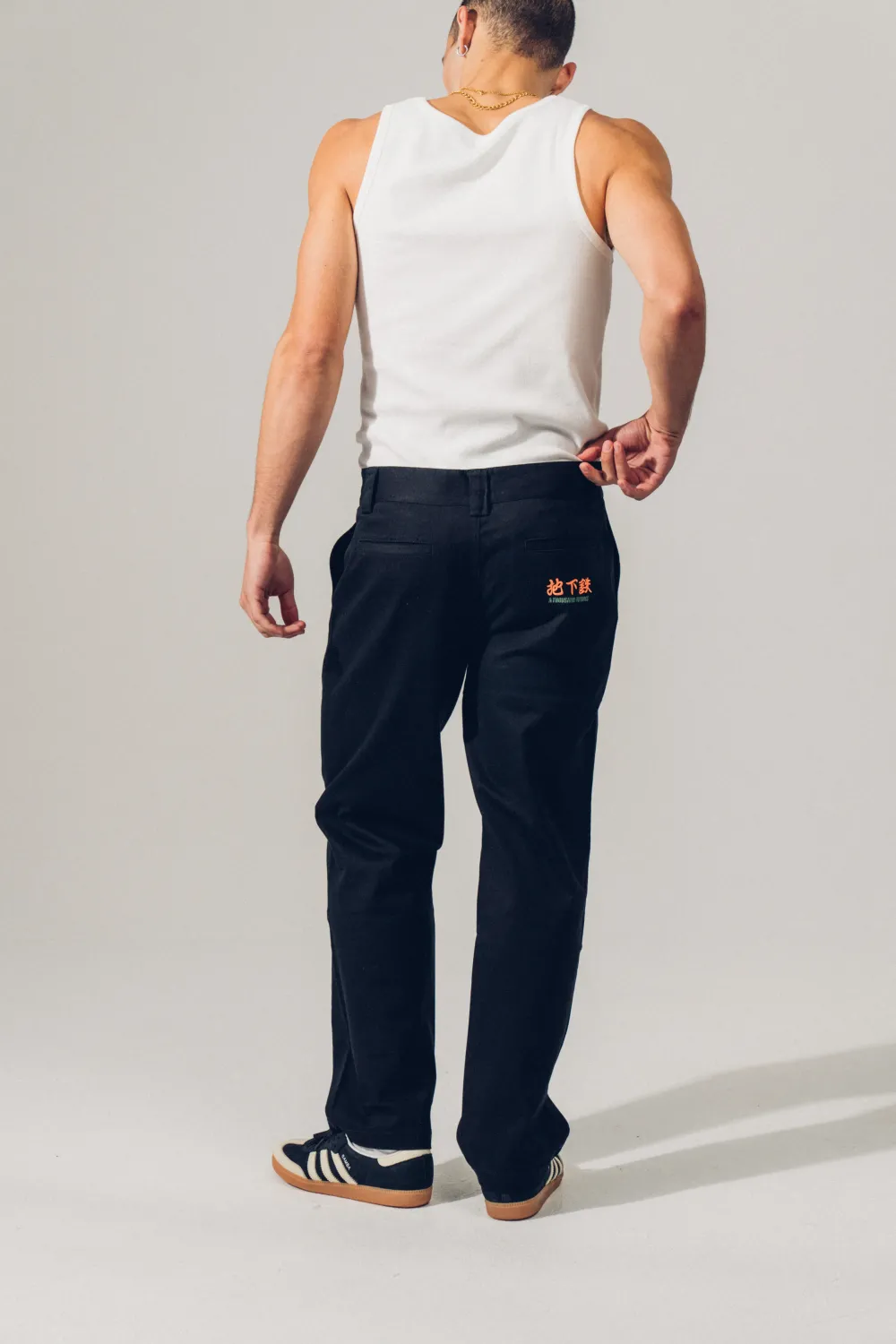 A Thousand Futures 'Lucky' Work Trouser - Black