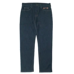A Thousand Futures 'Lucky' Embroidered Jeans - Indigo