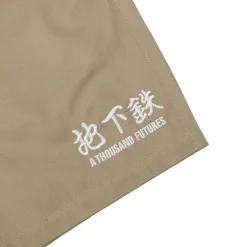 A Thousand Futures 'Lucky' Canvas Twill Shorts - Army