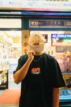 A Thousand Futures 'Lucky Cat' Tee - Black