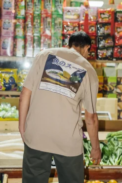 A Thousand Futures 'Miso' Tee - Stone
