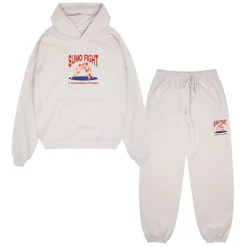 A Thousand Futures 'Sumo Fight' Hoodie & Jogger Set - Ash