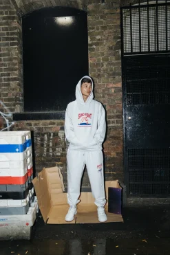 A Thousand Futures 'Sumo Fight' Hoodie & Jogger Set - Ash