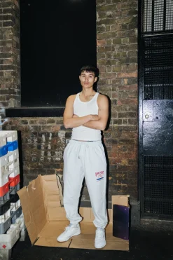 A Thousand Futures 'Sumo Fight' Joggers - Ash