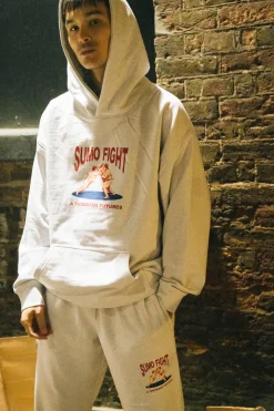A Thousand Futures 'Sumo Fight' Joggers - Ash