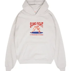 A Thousand Futures 'Sumo Fight' Hoodie - Ash