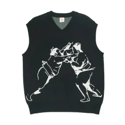 A Thousand Futures 'Sumo' Knit Vest - Black