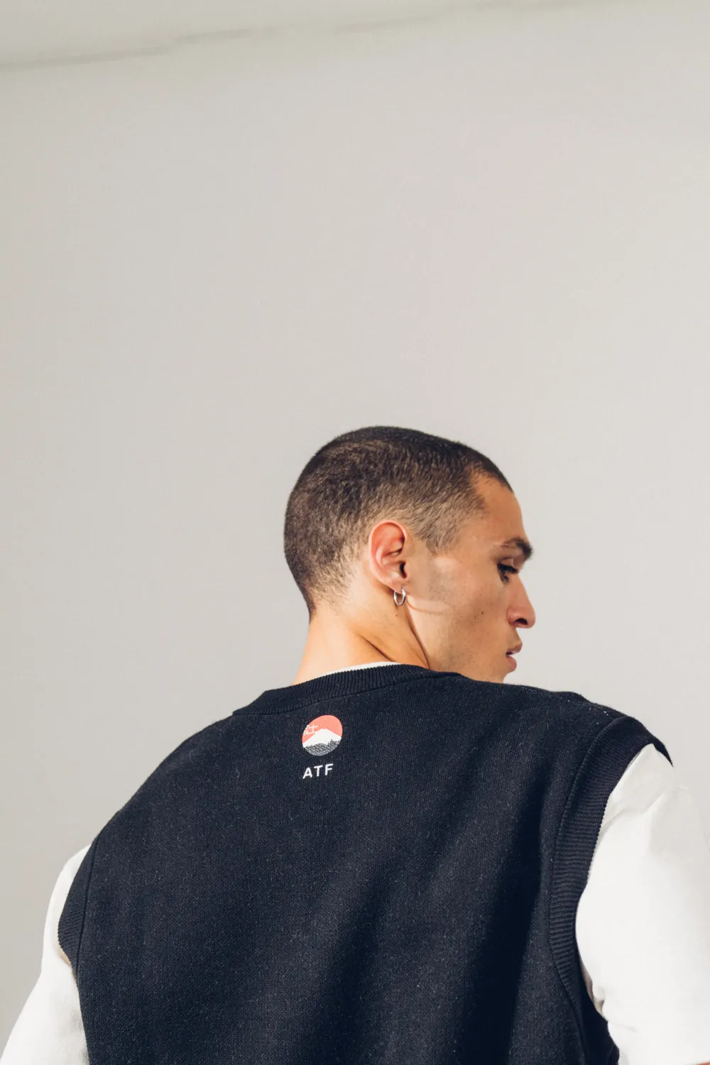 A Thousand Futures 'Sumo' Knit Vest - Black