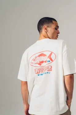A Thousand Futures 'Sushi Lover' Tee - Vintage White