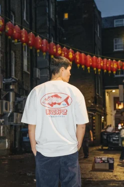 A Thousand Futures 'Sushi Lover' Tee - Vintage White