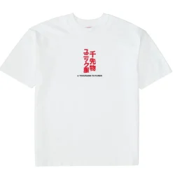 A Thousand Futures 'Tokyo' Embroidered Tee - White