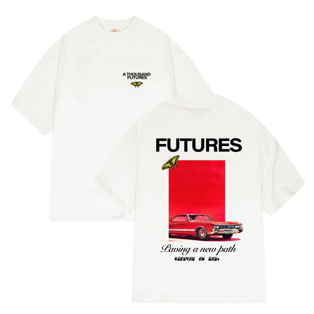 A Thousand Futures x GK 'A New Path' Tee - White