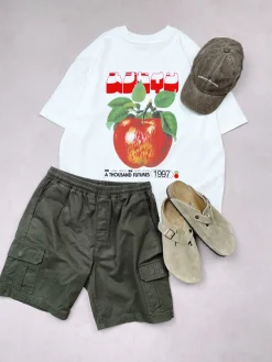 A Thousand Futures x GK 'Apple' Tee - White