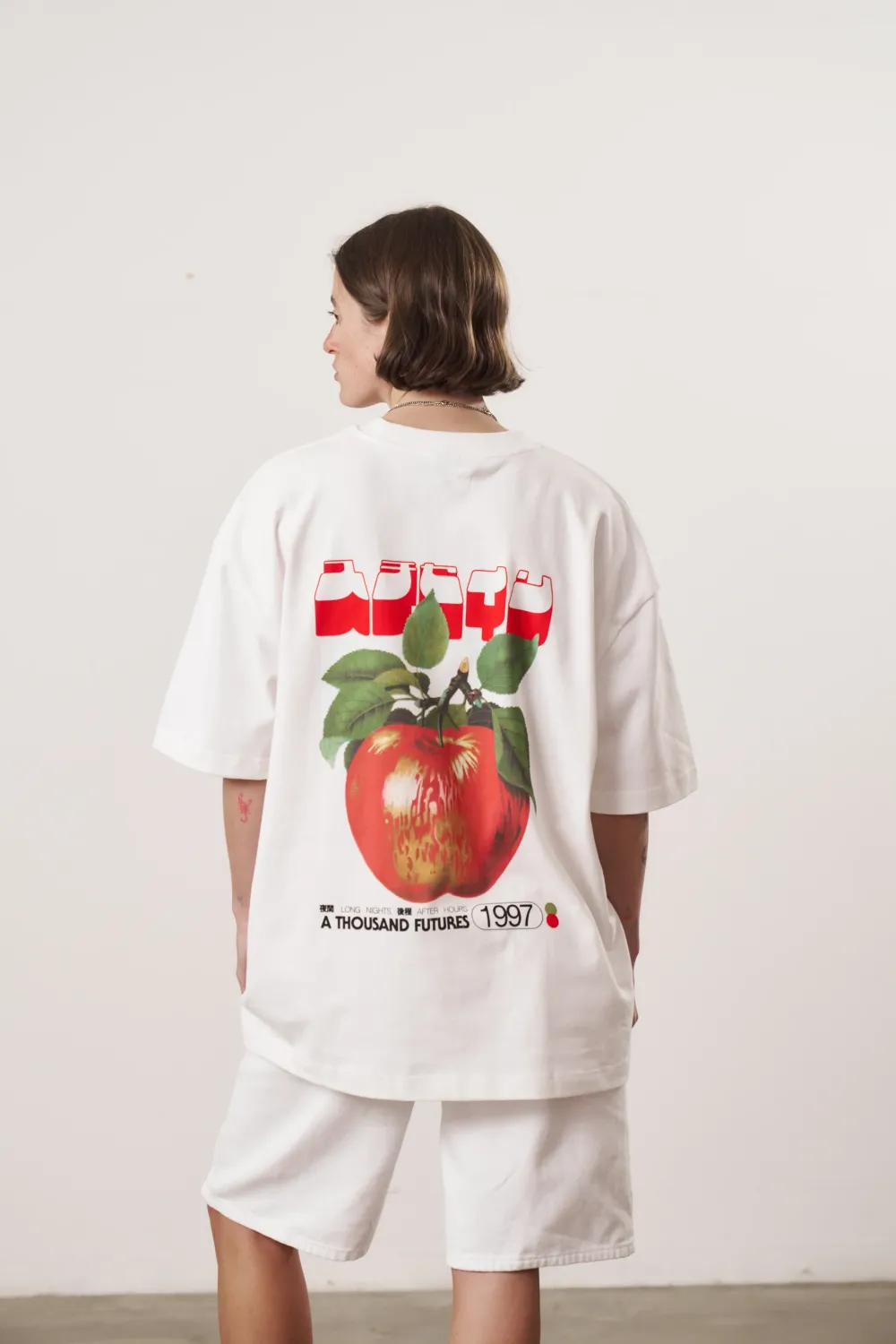 A Thousand Futures x GK 'Apple' Tee - White