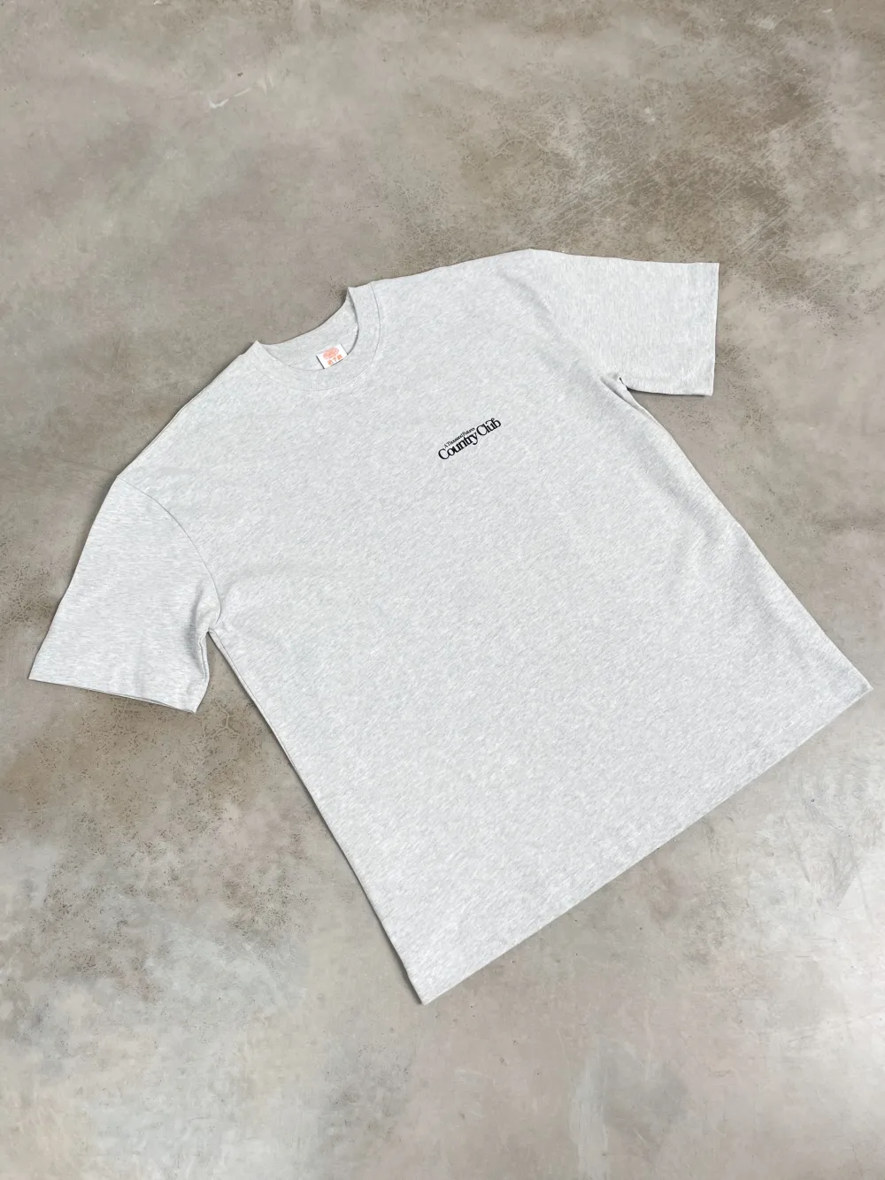 A Thousand Futures x GK 'Country Club' Tee - Ash Grey *FRONT PRINT ONLY*