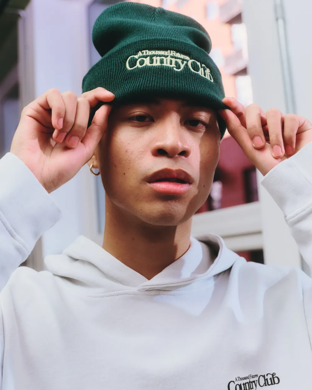 A Thousand Futures x GK 'Country Club' Beanie - Forest Green