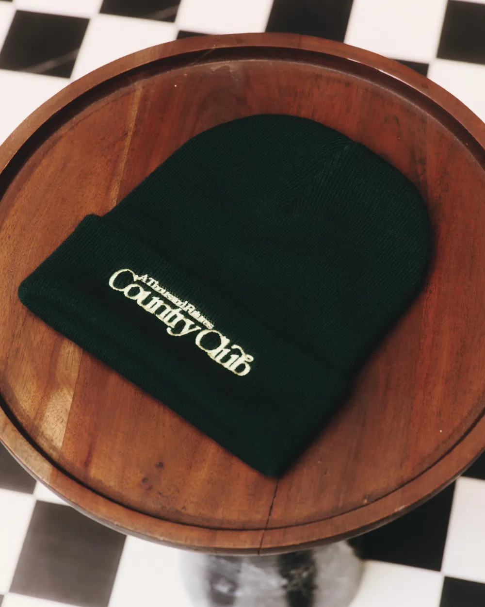 A Thousand Futures x GK 'Country Club' Beanie - Forest Green
