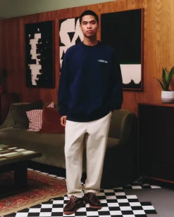 A Thousand Futures x GK 'Country Club' Sweater - Navy