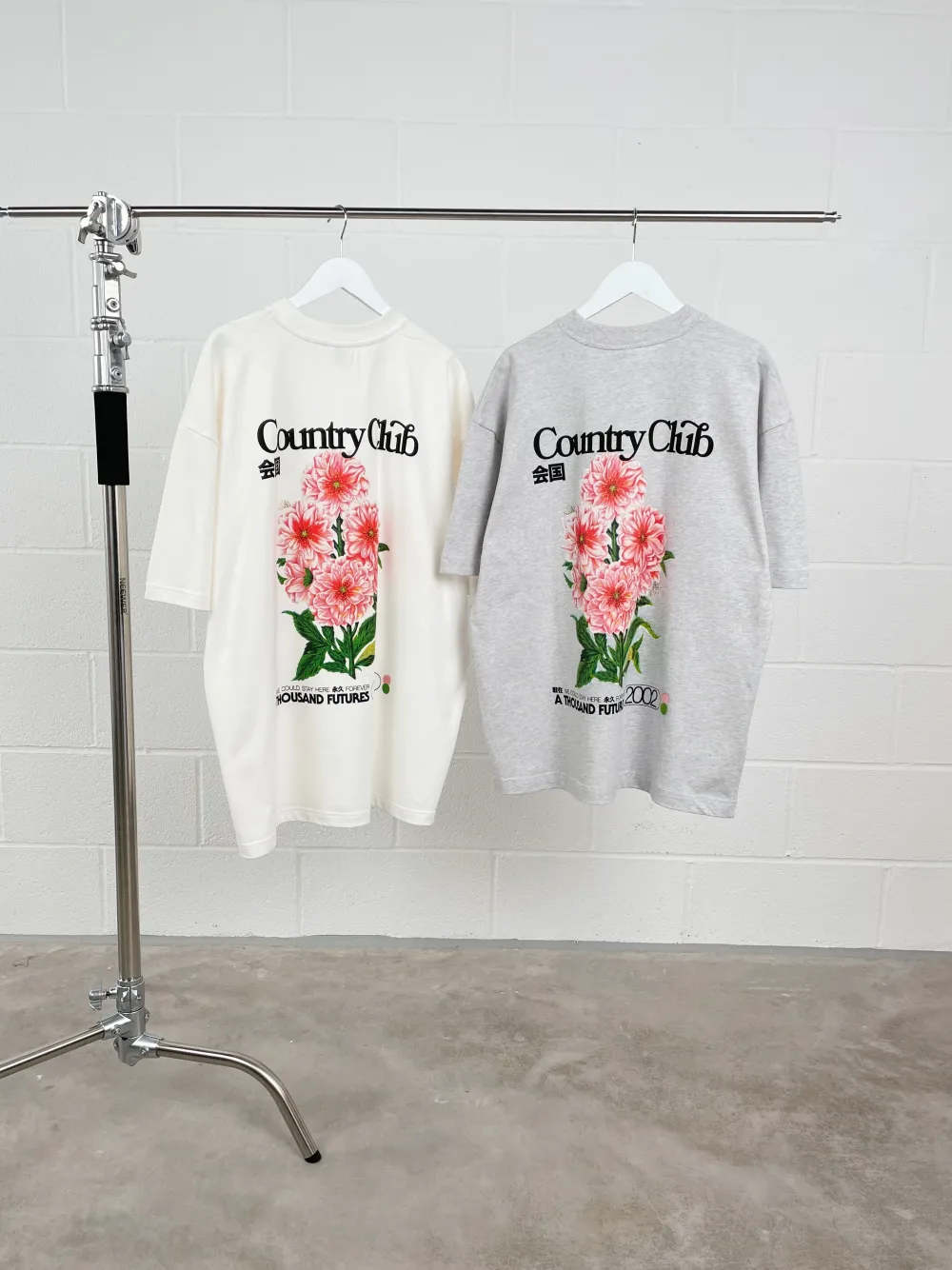A Thousand Futures x GK 'Country Club' Tee - Off-White