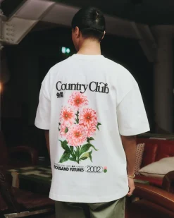 A Thousand Futures x GK 'Country Club' Tee - Off-White