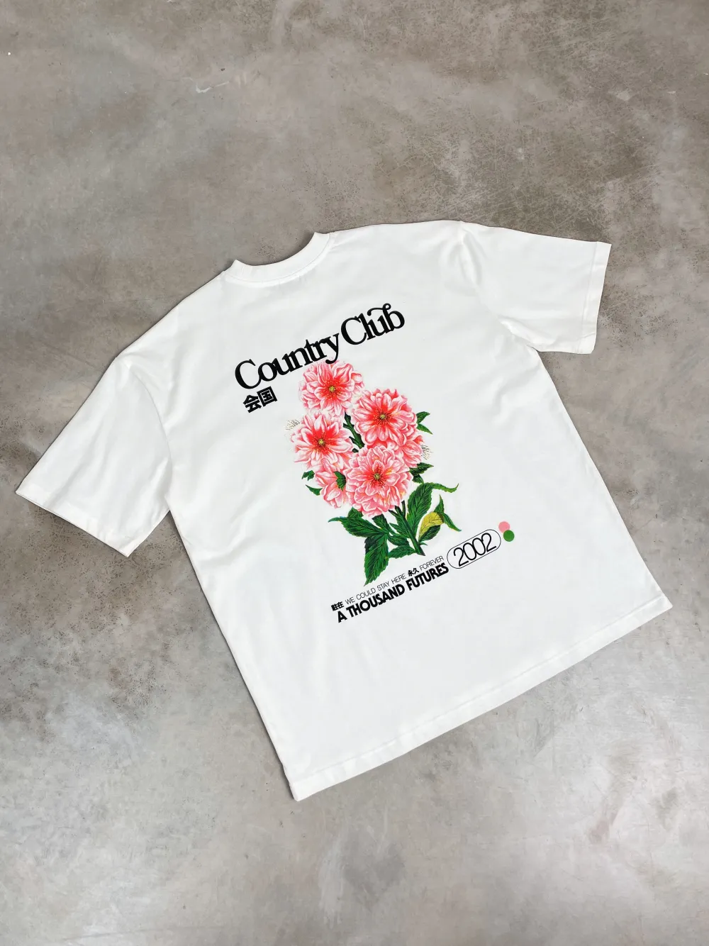 A Thousand Futures x GK 'Country Club' Tee - Off-White