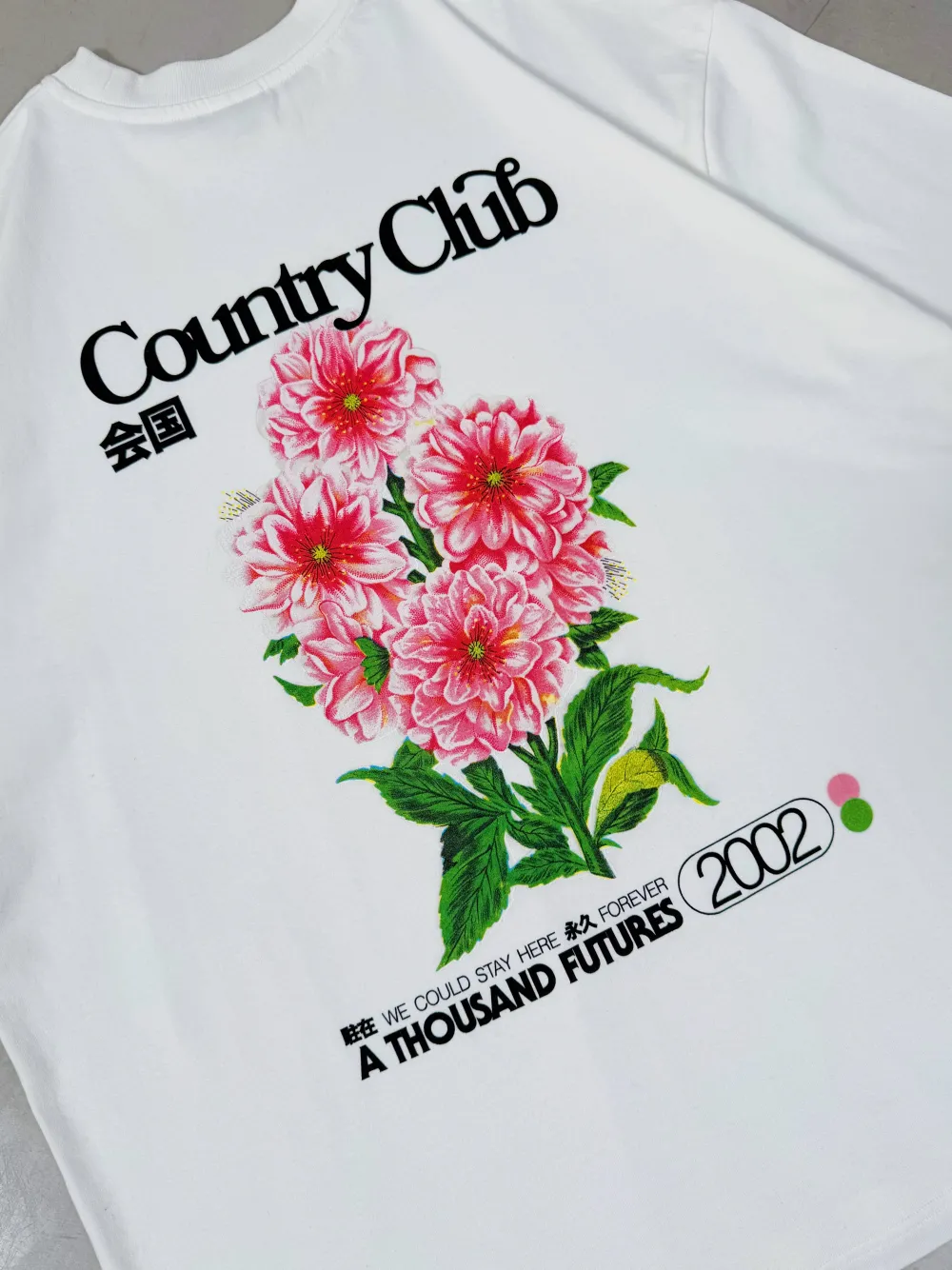 A Thousand Futures x GK 'Country Club' Tee - Off-White