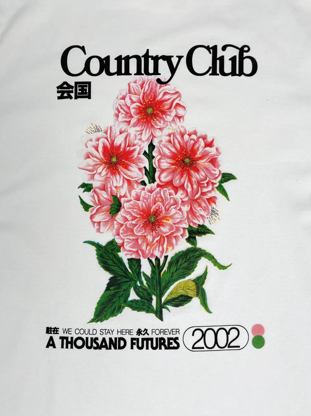 A Thousand Futures x GK 'Country Club' Tee - Off-White