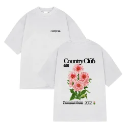 A Thousand Futures x GK 'Country Club' Tee - Ash Grey