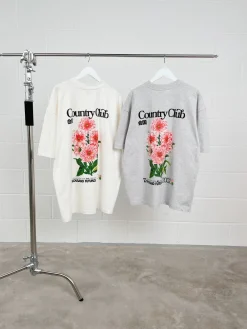 A Thousand Futures x GK 'Country Club' Tee - Ash Grey