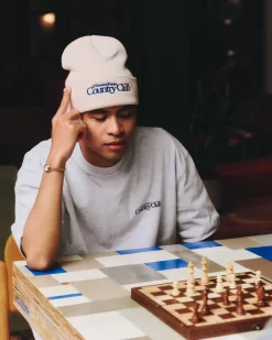 A Thousand Futures x GK 'Country Club' Beanie - Sand