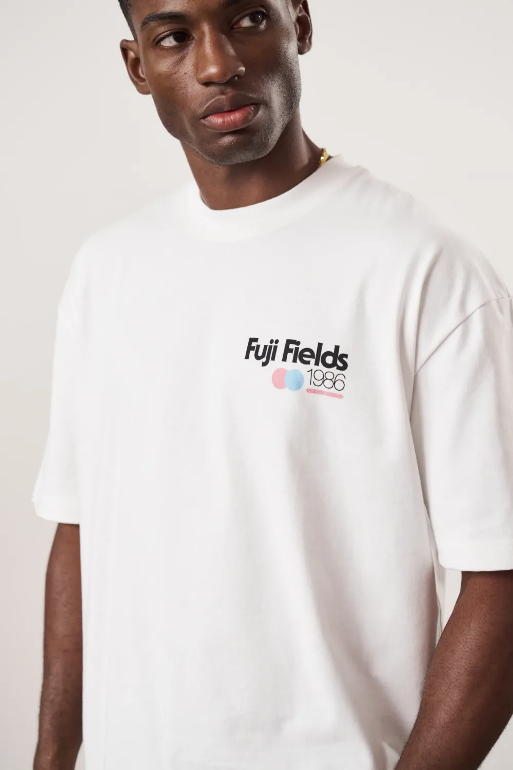 A Thousand Futures x GK 'Fuji Fields' Tee - White