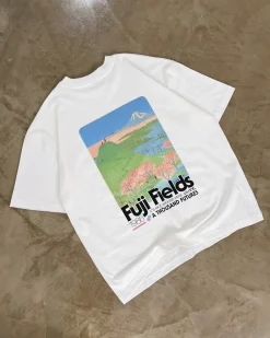 A Thousand Futures x GK 'Fuji Fields' Tee - White