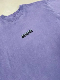 A Thousand Futures x GK 'Honeydew Blue' Vintage Washed Tee - Mauve