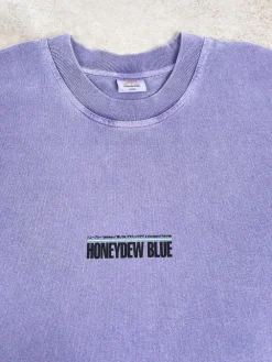 A Thousand Futures x GK 'Strawberry' Vintage Washed Sweater - Lilac