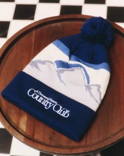 A Thousand Futures x GK 'Takao' Bobble Beanie - Blue