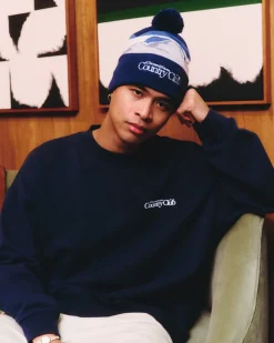 A Thousand Futures x GK 'Takao' Bobble Beanie - Blue