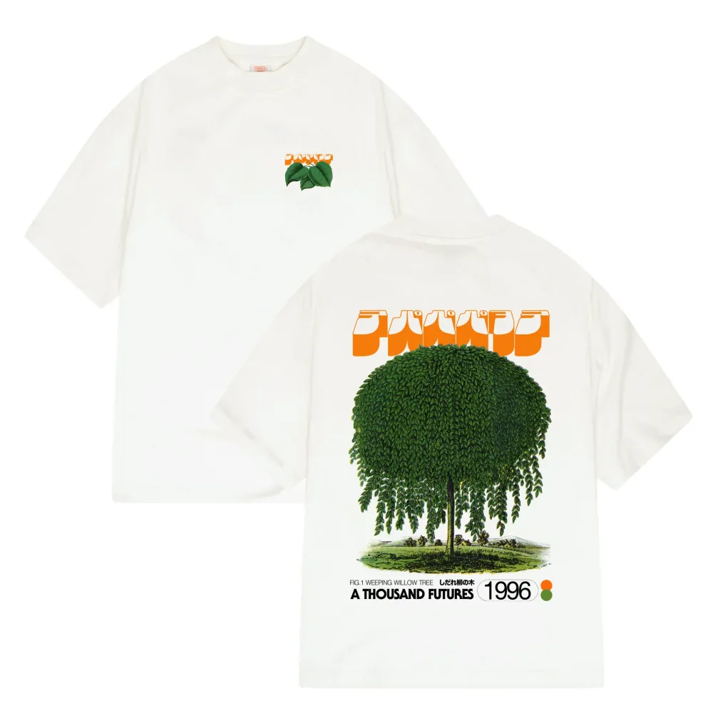 A Thousand Futures x GK 'Weeping Willow' Tee - White