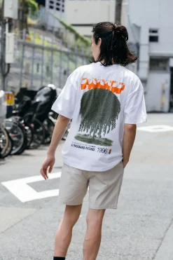 A Thousand Futures x GK 'Weeping Willow' Tee - White