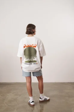 A Thousand Futures x GK 'Weeping Willow' Tee - White