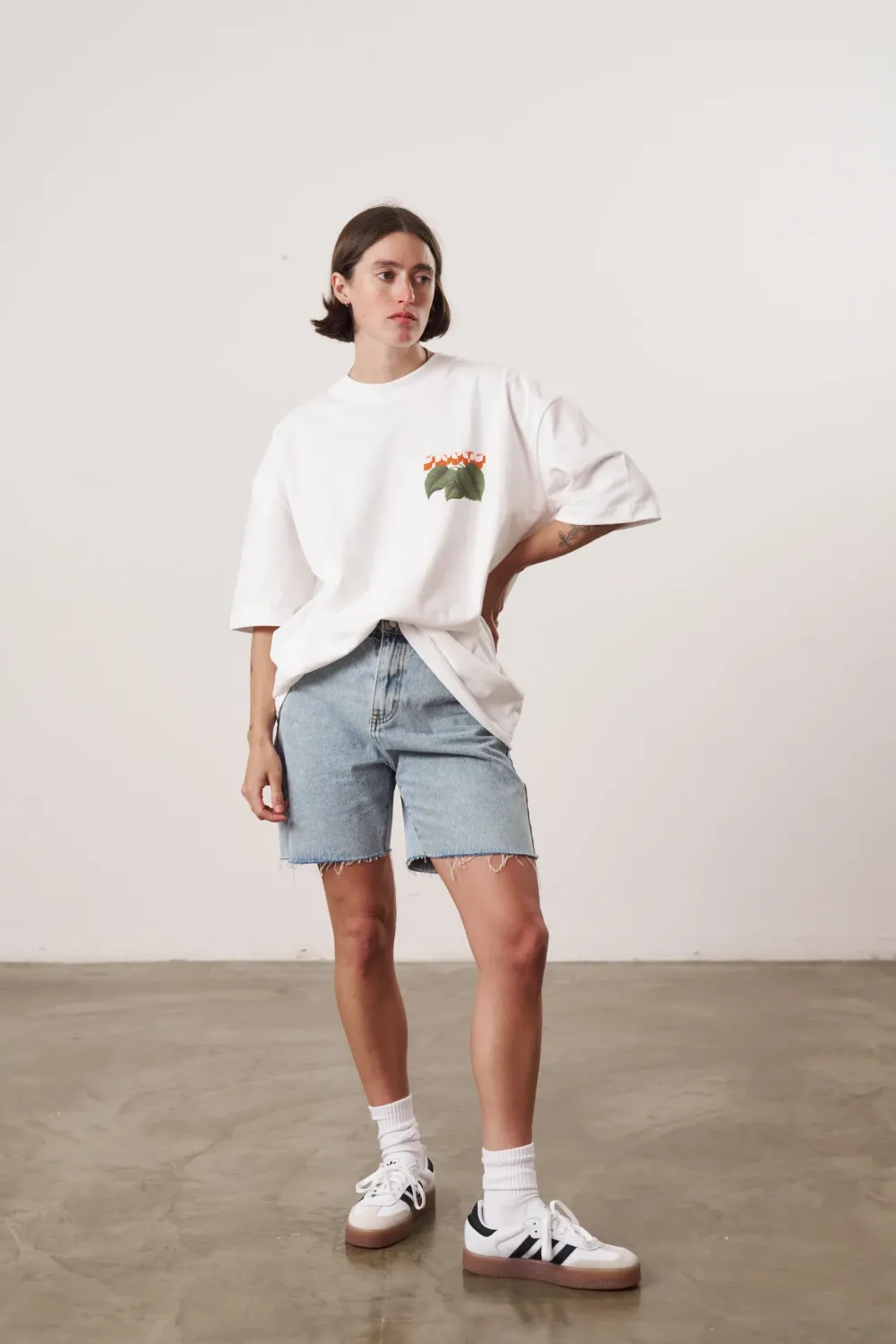 A Thousand Futures x GK 'Weeping Willow' Tee - White