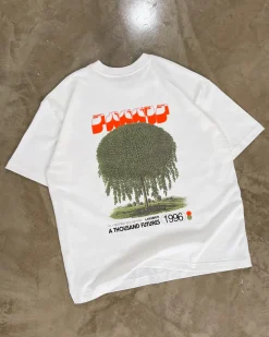 A Thousand Futures x GK 'Weeping Willow' Tee - White