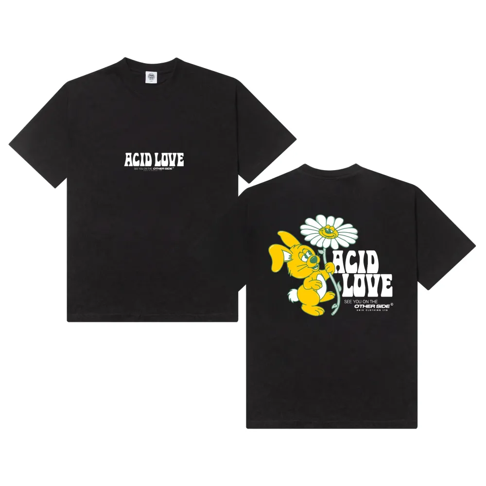 ACID LOVE 0.06 'Other Side' Tee - Black *1 OF 100 EXCLUSIVE*