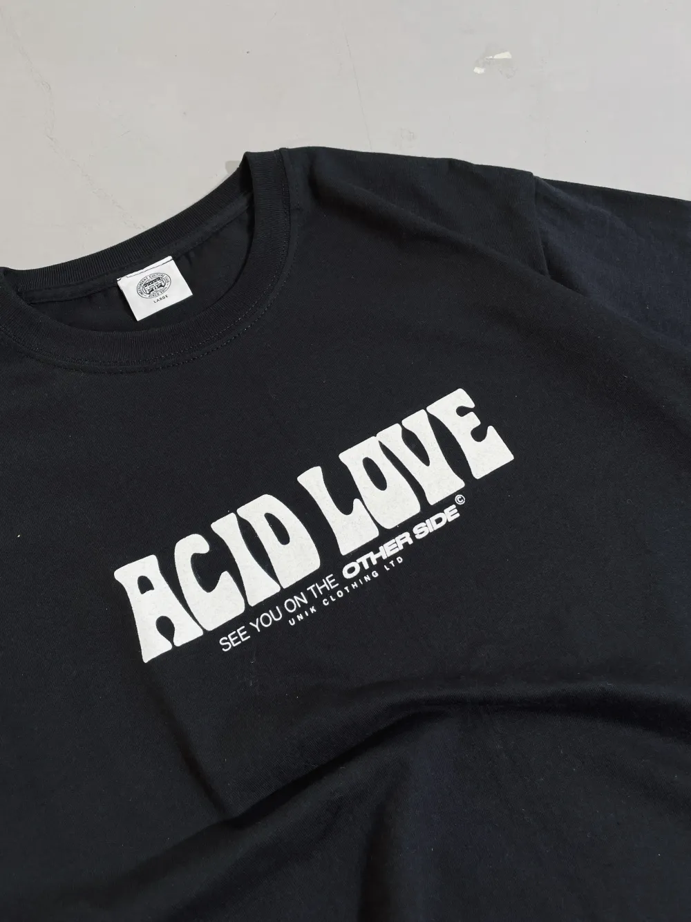 ACID LOVE 0.06 'Other Side' Tee - Black *1 OF 100 EXCLUSIVE*