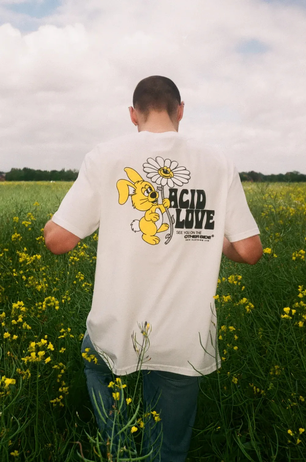 ACID LOVE 0.06 'Other Side' Tee - White