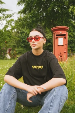 ACID LOVE 0.06 'Siamese' Tee - Black