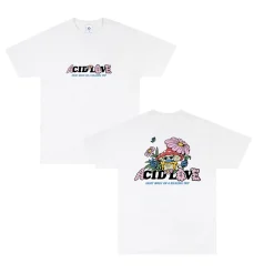 ACID LOVE 'Mushroom' Tee - White
